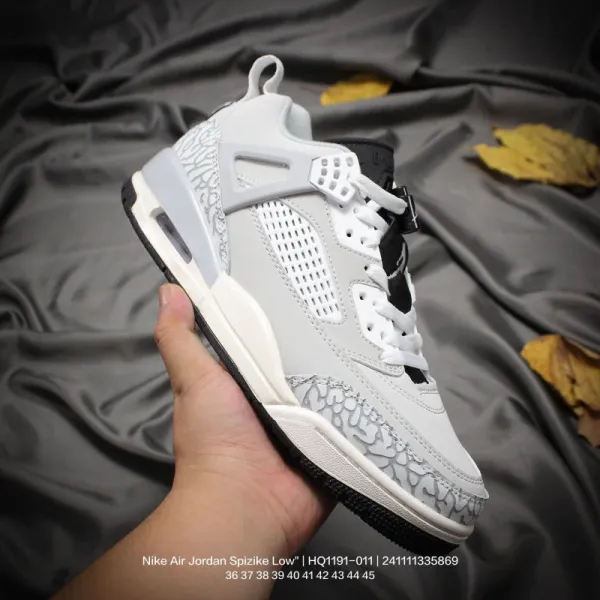 Air Jordan Spizike Low White Cement Sneakers Basketball Shoes - 1