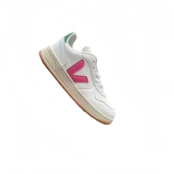 Veja Campo White Pink Green Sneakers - 1