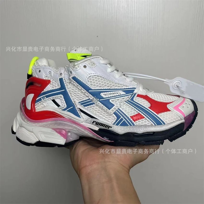 Off-White x Asics Gel-Kayano 14 Black / Orange / Gray Chunky Sneakers - 10