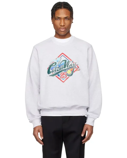 Design Celine Way 25 Diamond Logo Gray Hoodie - 1