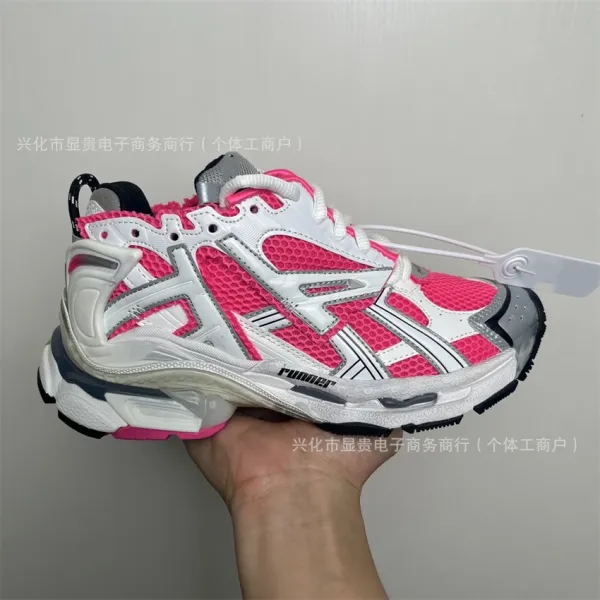 Asics Gel-Kayano 14 Pink White Running Shoes - 1