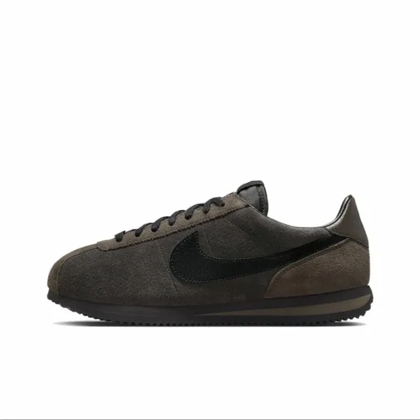 Nike Cortez Suede Olive Brown Sneakers - 1