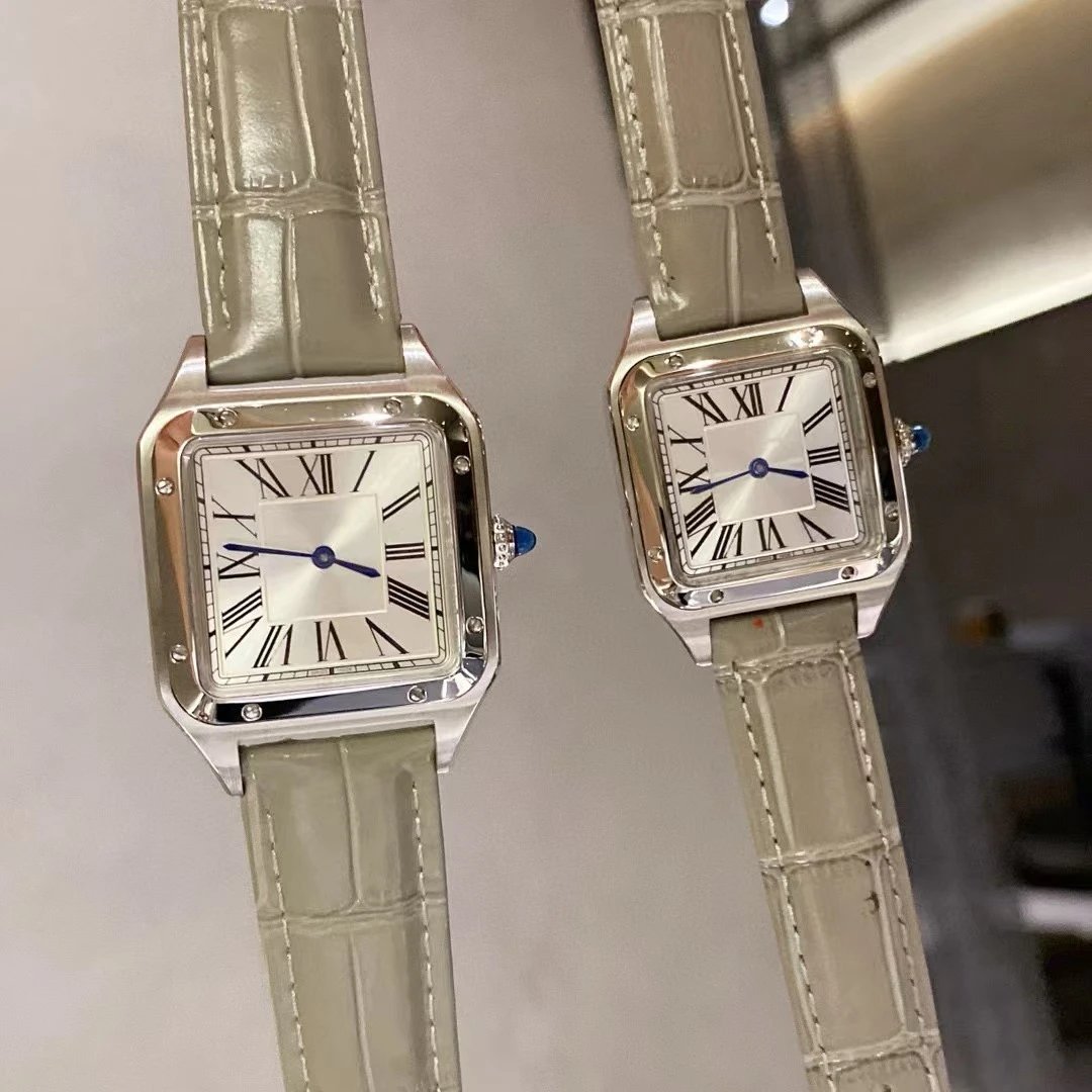 Unbranded Watches Square Roman Numeral Dial Watch with Croc-Embossed Strap image 4