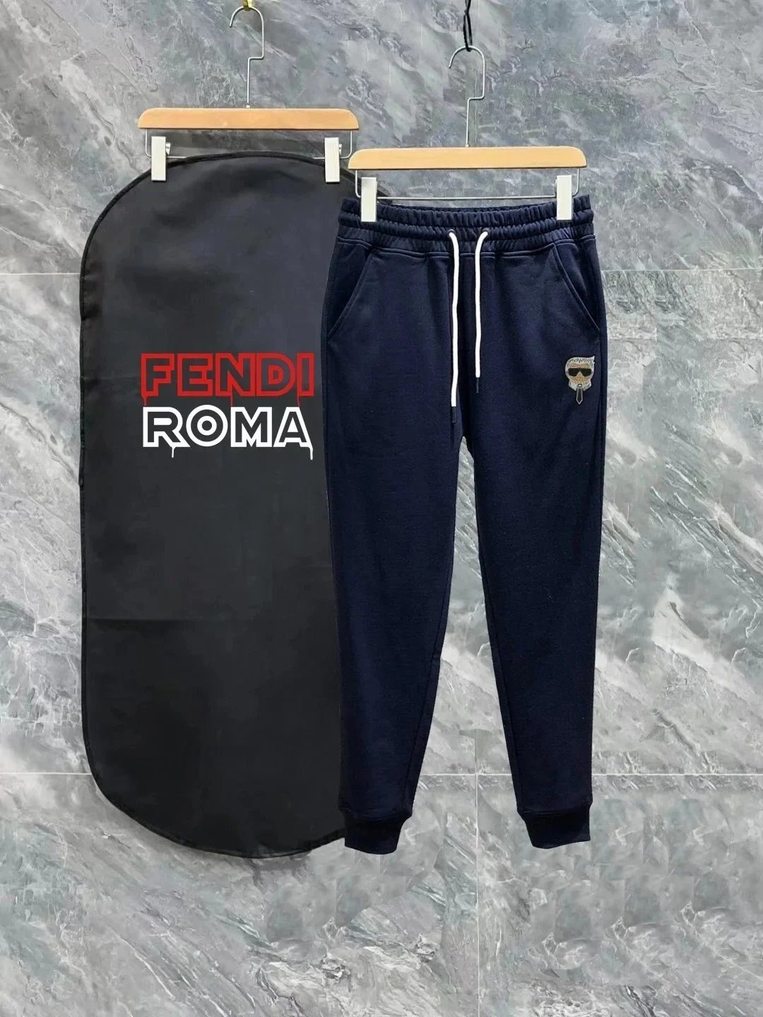 Chrome Hearts Trousers Drawstring Jogger Pants — 35