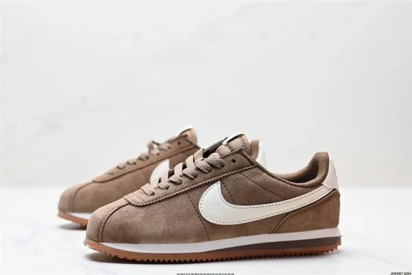 Nike Cortez Purple White Sneakers - 5