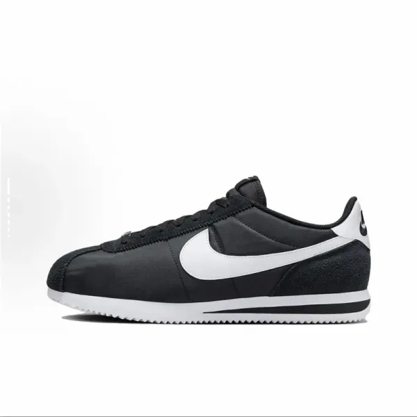 Nike Cortez Black and White Sneakers - 1
