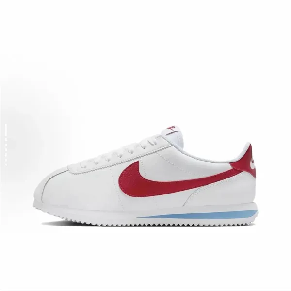 Nike Cortez White and University Red Sneakers - 1
