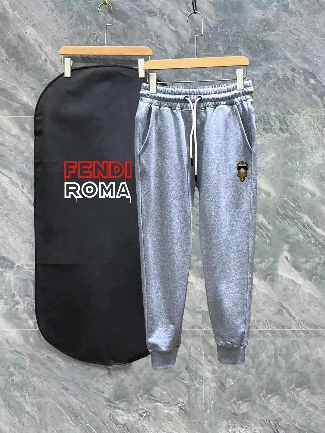 Chrome Hearts Trousers Drawstring Jogger Pants — 38