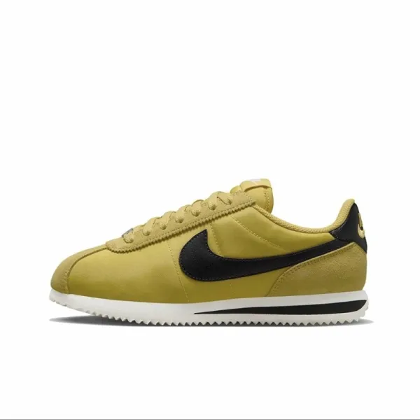 Nike Cortez Yellow Black Sneakers - 1