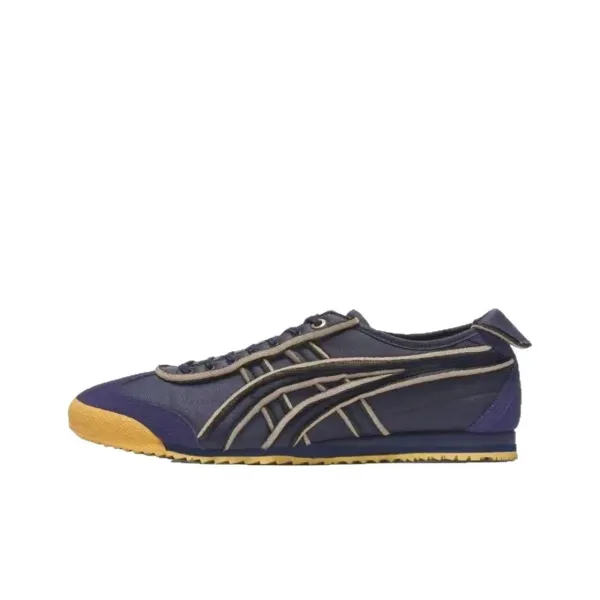 Asics Onitsuka Tiger Mexico 66 Navy and Gum Sneakers - 1