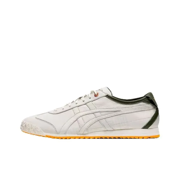 Onitsuka Tiger Mexico 66 White Olive Orange Sneakers - 1