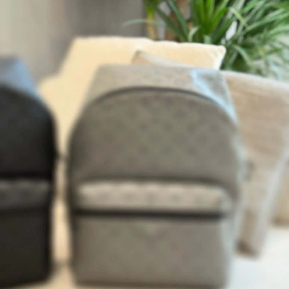 Genuine Leather Backpack with Letter Print photo 2