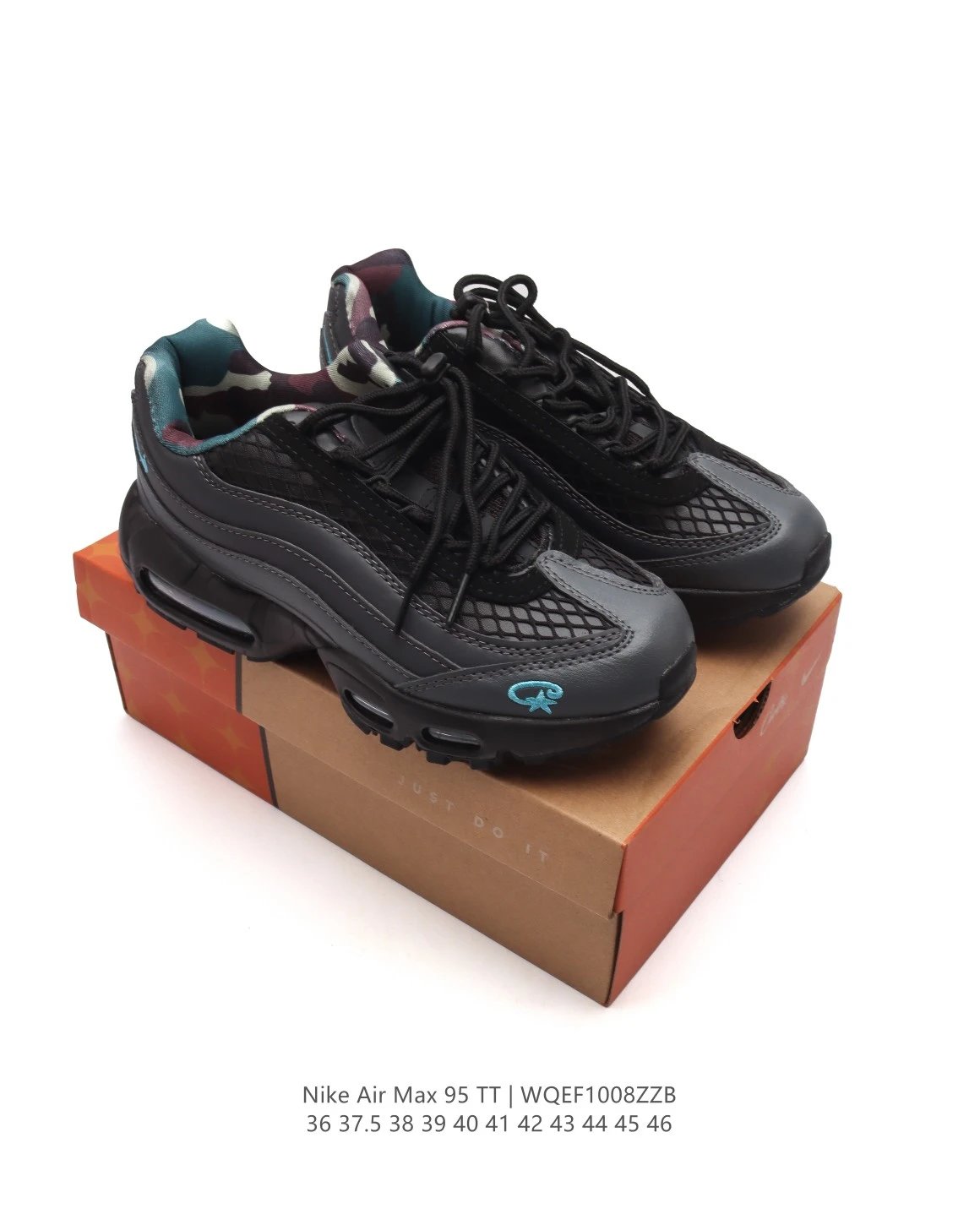 Nike Air Max 95 TT Black/Blue Sneakers - 15