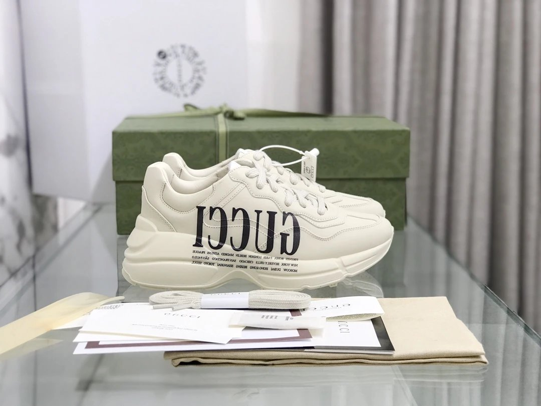 Gucci Sneakers Chunky low-top with GG logo and graphic-print variants — 7