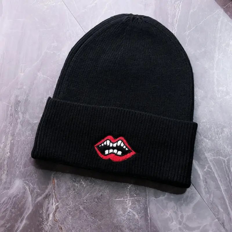 Autumn and winter woolen hats for men and women, knitted hats, embroidered hats, trendy cold hats WS+852 65514341