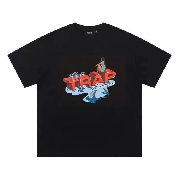 Trapstar Tra Star Blue Print White T-Shirt - 15