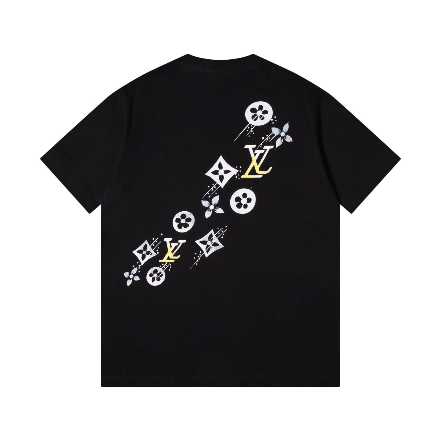 Design Abstract Print White T-Shirt - 6
