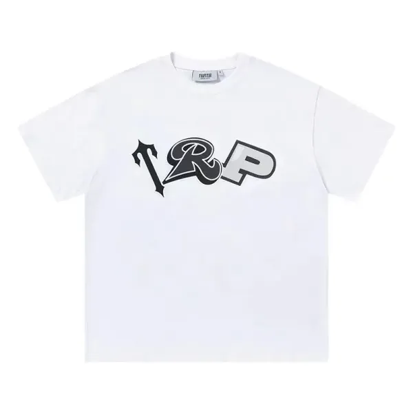 Trapstar Tra Star Blue Print White T-Shirt - 27