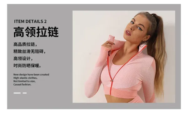 Design Mesh-Textured Activewear Set Gray - 7