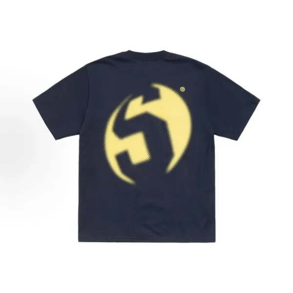 Design Halftone Logo Graphic T-Shirt Gray - 23