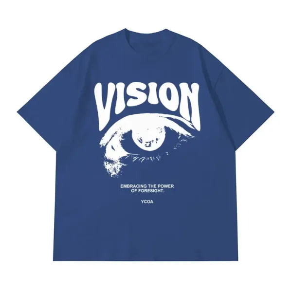 Design YCOA Vision Graphic Tee Forest Green T-Shirt T-Shirts - 8