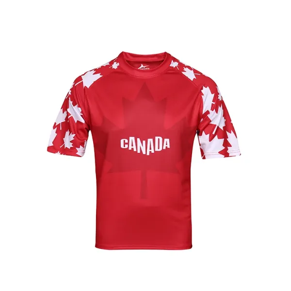 Design Canada National Team Maple Leaf Performance T-Shirt Red T-Shirts - 1