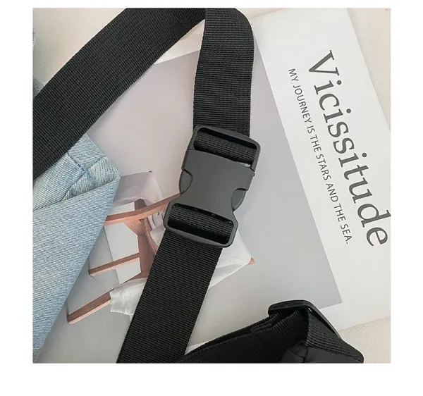 Design Minimalist Black Hobo Crossbody Bag - 44