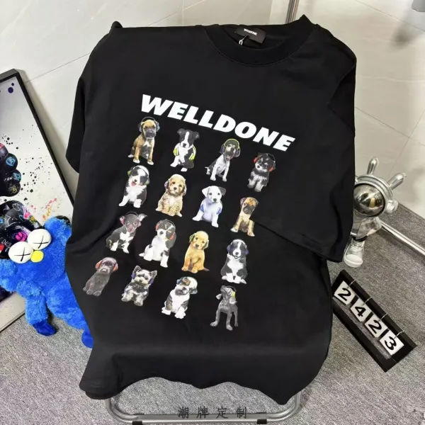Design Wetoo Speed Graphic Print White T-Shirt T-Shirts - 43