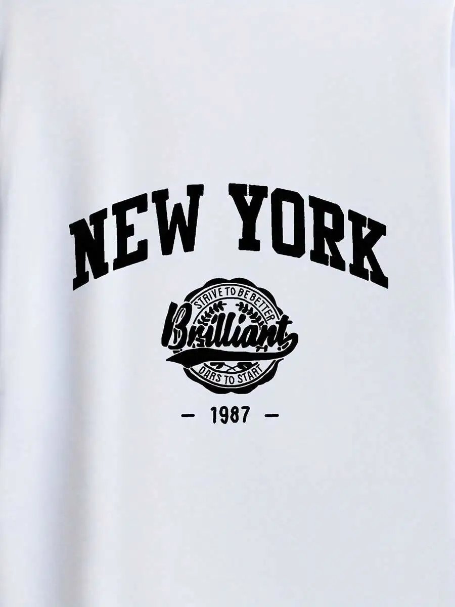 Design New York Brilliant 1987 Graphic T-Shirt White - 10