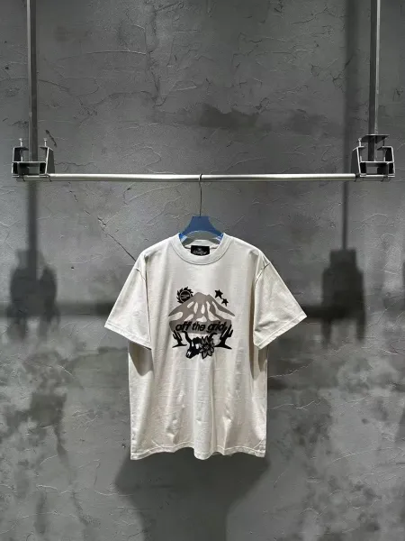 Design Camo Sleeve T-Shirt Beige - 16