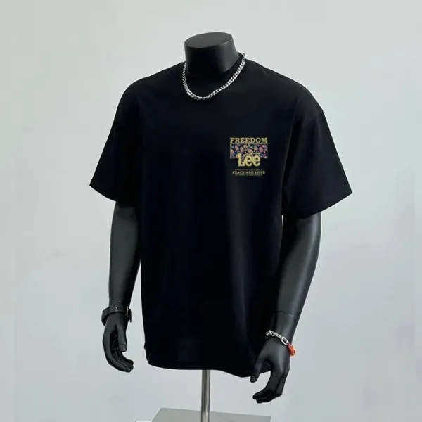 Lee Freedom Graphic T-Shirt White - 6