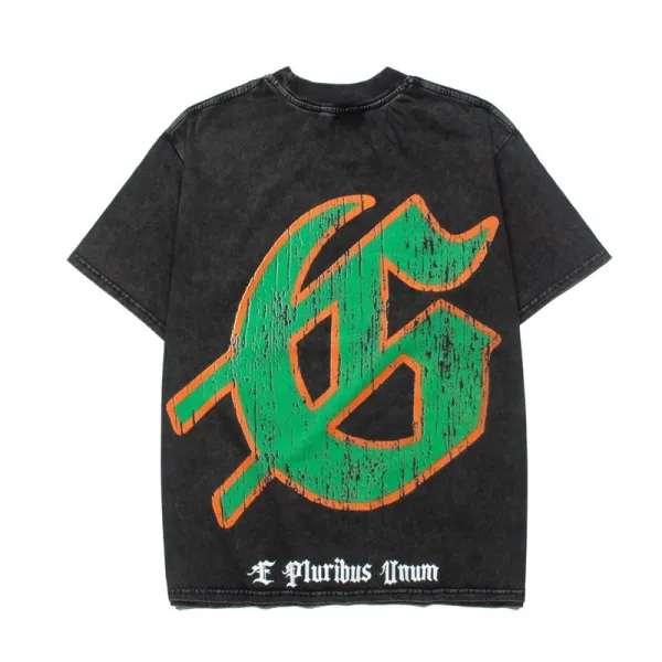 Godspeed Skeleton Newspaper Graphic T-Shirt Black - 38
