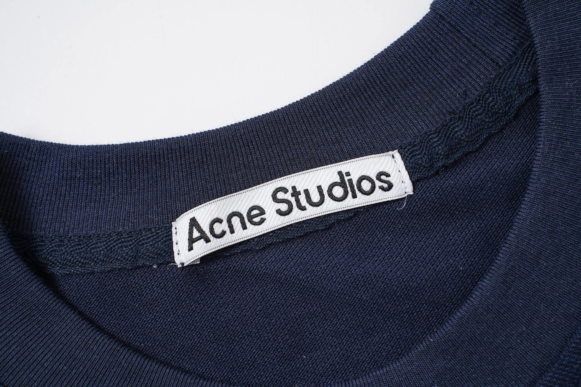 Acne Studios Embroidered Script Logo White T-Shirt - 11