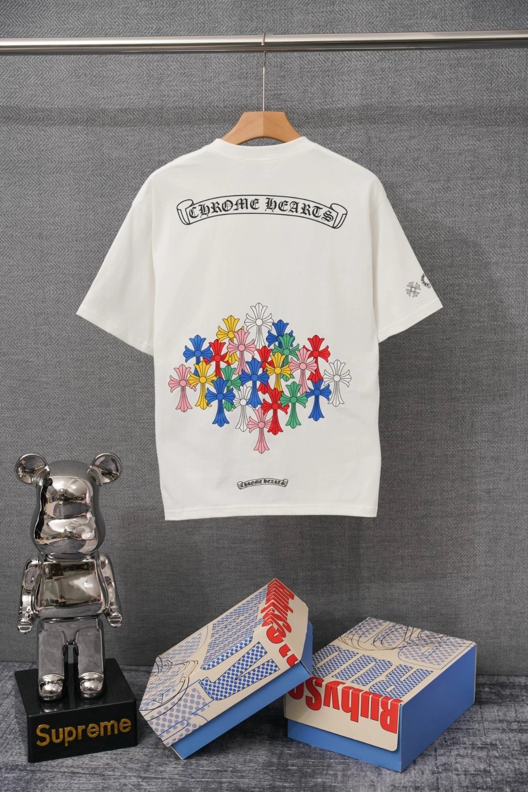 Chrome Hearts x Jesse Jo Stark Fire of Love Graphic T-Shirt White - 28