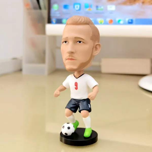 England Football Association #9 Bobblehead Figurine White / Blue / Green Accessories - 1