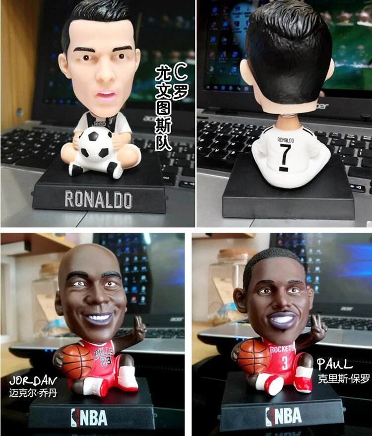 Paris Saint-Germain Messi Bobblehead Figure Black Electronics - 15