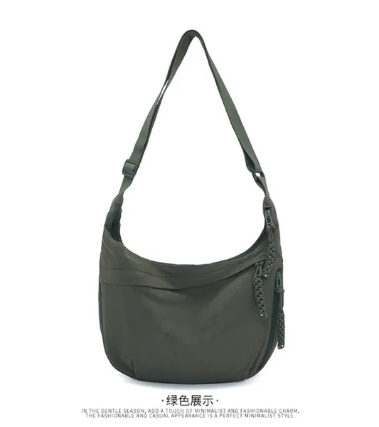 Design Hobo Bag Blue Minimalist Shoulder Bag - 42