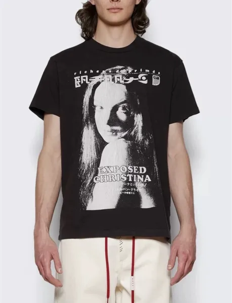 Design E.R.D Graphic Print T-Shirt Black - 4