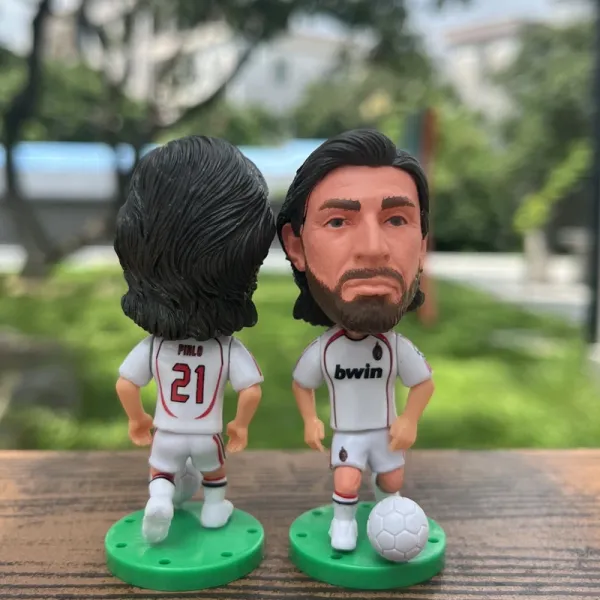 AC Milan Pippo Inzaghi & Andrea Pirlo Bobblehead Figurines White Accessories - 1