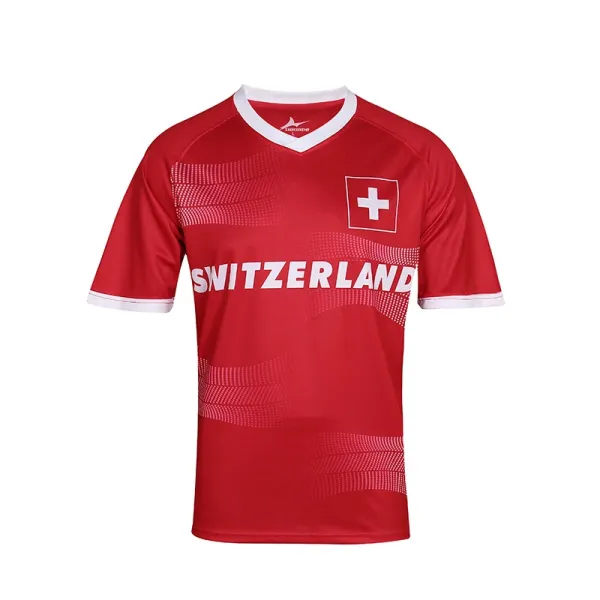 Mizuno Switzerland National Team Jersey Red - 1