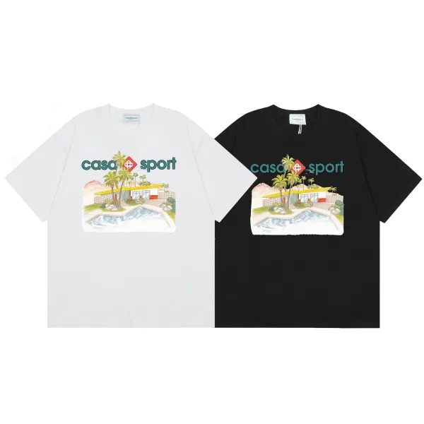 Casablanca Casa Airlines Graphic Oversized T-Shirt White - 5