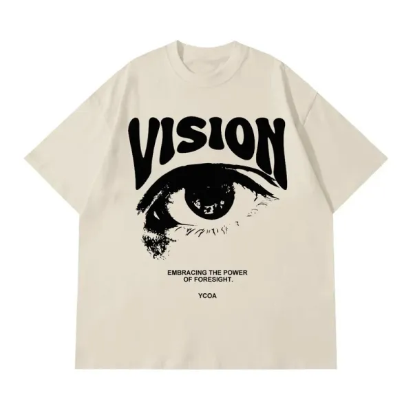Design YCOA Vision Graphic Tee Forest Green T-Shirt T-Shirts - 12
