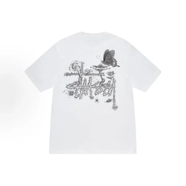 Stussy Strawberry Print T-Shirt White - 22