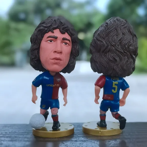 FC Barcelona Carles Puyol Bobblehead Figure Multicolor Collectible Accessories - 1