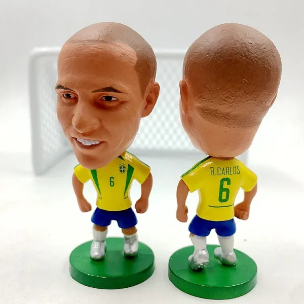 CBF Brazil National Team Mini Figurine Set Yellow / Blue Collectible Accessories - 15