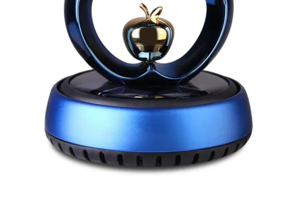 Design Apple-Shaped Car Air Freshener Blue Gold Accessories - 8