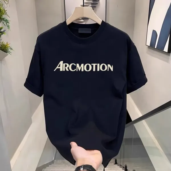 Design Arcmotion Logo Print White T-Shirt T-Shirts - 8