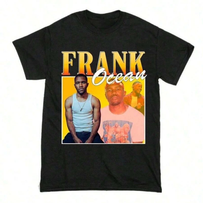Frank Ocean Graphic Print Black T-Shirt