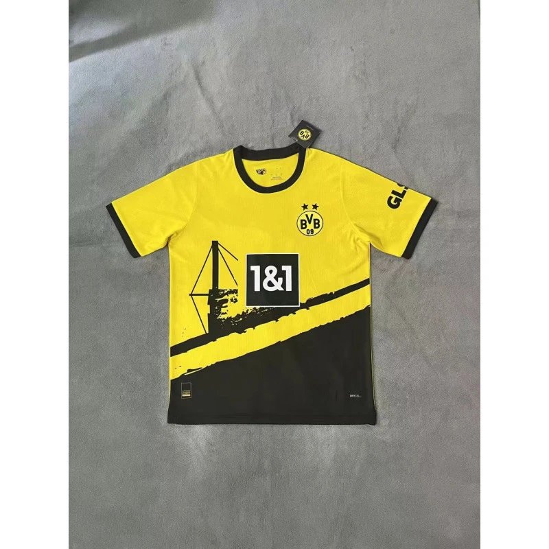 Borussia Dortmund 2023-24 Away Jersey Yellow / Black