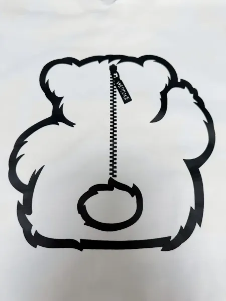 Design WE11DONE 1506 Black Graphic T-Shirt T-Shirts - 16